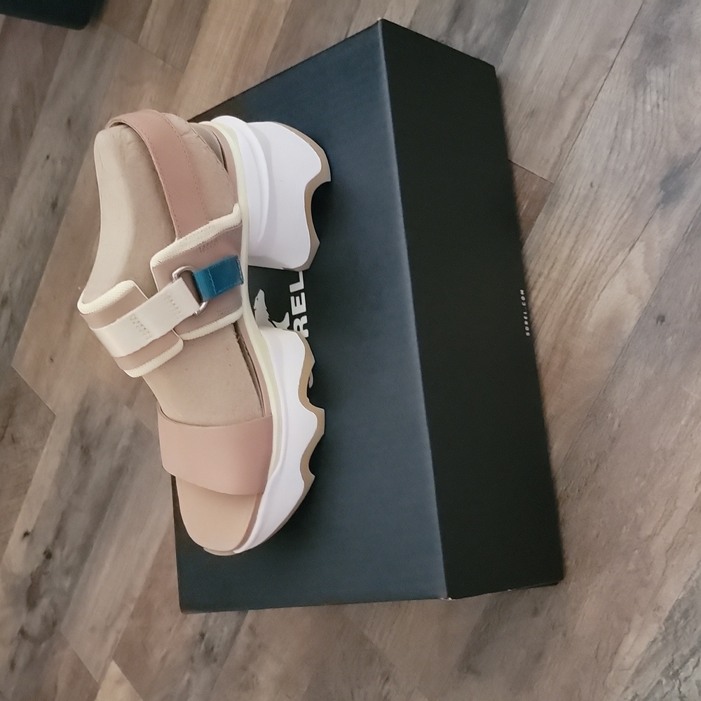 Sorel kinetic impact slingback heel sandal. 8.5